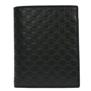 Gucci Black Leather Guccissima Bifold Wallet 292533･525040 177501